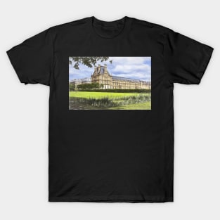 Lovre Palace From The Tuileries T-Shirt